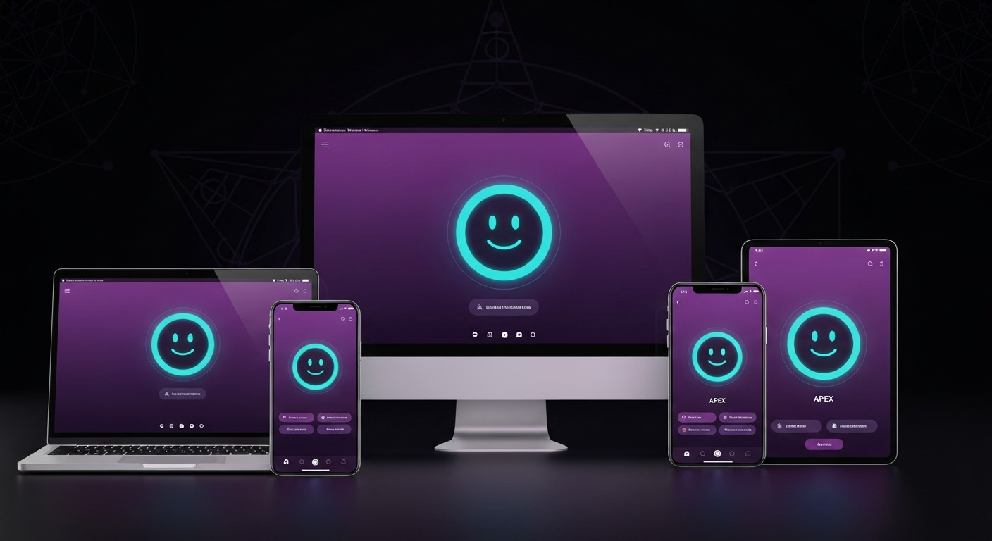 One People App running on laptop, phone, tablet, and desktop
